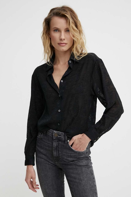 Answear Lab koszula regular czarny 15399.ijs