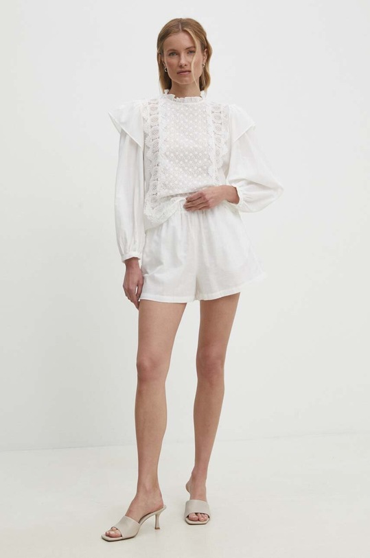 Odzież Answear Lab bluzka bawełniana 80846.ijs biały