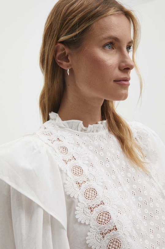 Answear Lab bluzka bawełniana 80846.ijs biały