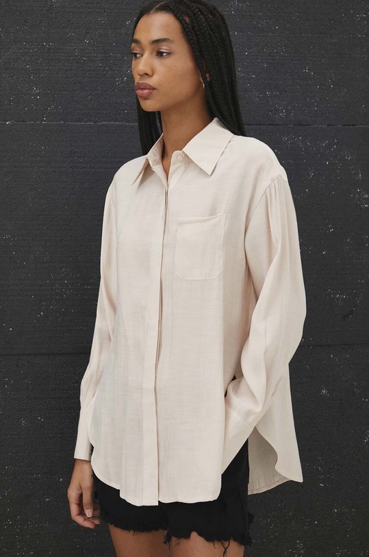 Answear.LAB koszula klasyczny beżowy 4842.iw