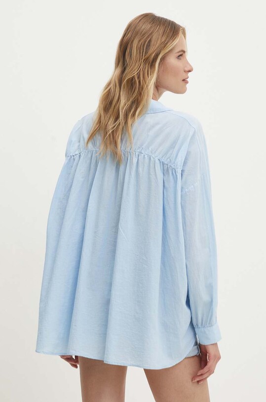 Одяг Бавовняна сорочка Answear.LAB 1483.tjs блакитний