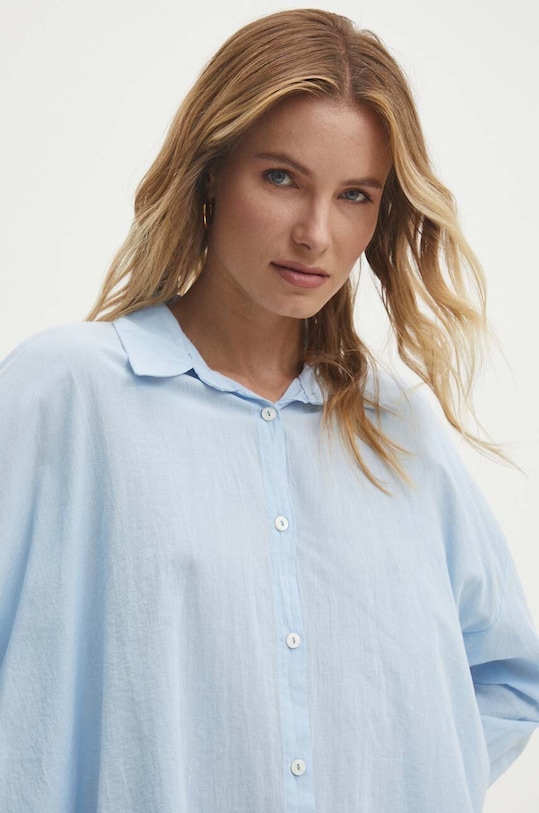 Answear.LAB koszula bawełniana niebieski 1483.tjs