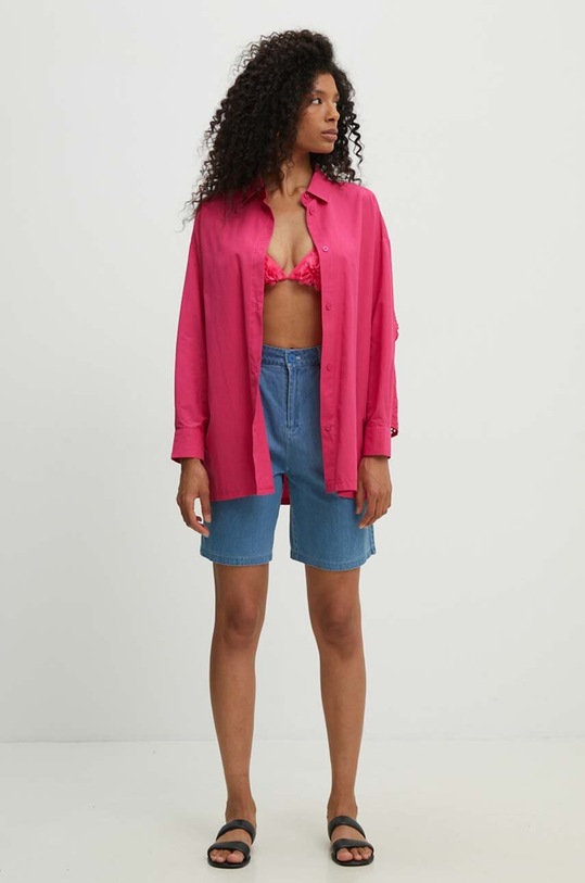 Answear Lab koszula bawełniana 24836.tjs różowy WW24