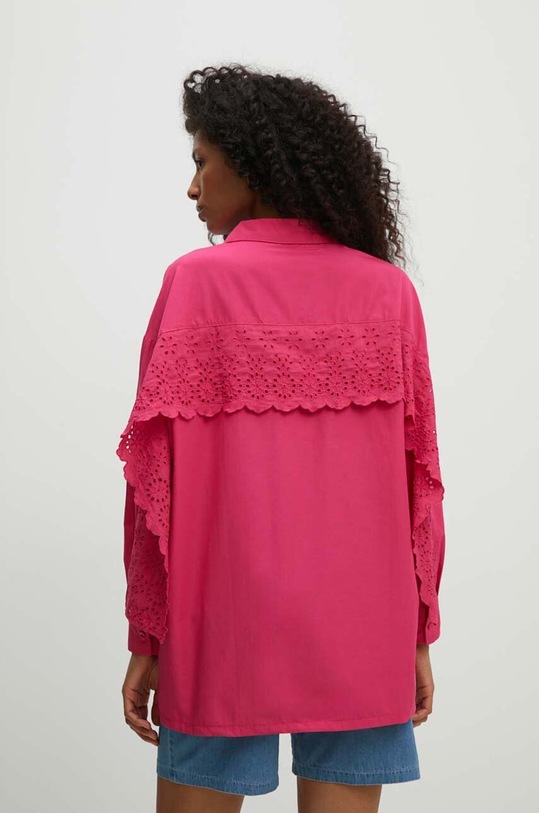 Odzież Answear Lab koszula bawełniana 24836.tjs różowy