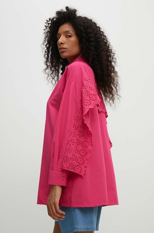 Answear Lab koszula bawełniana różowy 24836.tjs