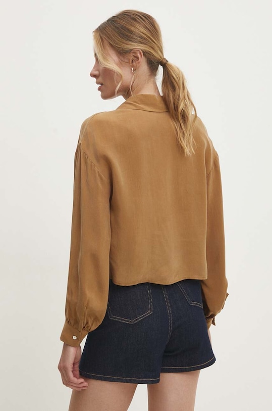 Ρούχα Πουκάμισο Answear.LAB 13011.tw καφέ