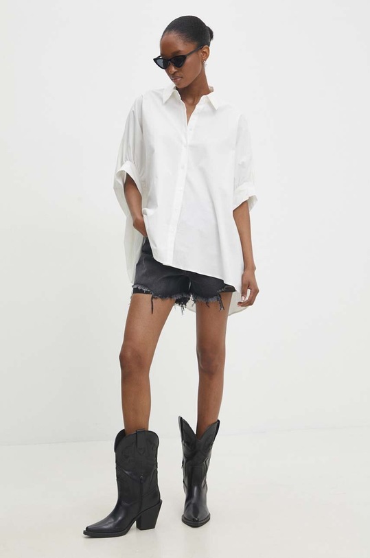 Answear Lab koszula bawełniana 200214.TWK biały WW24