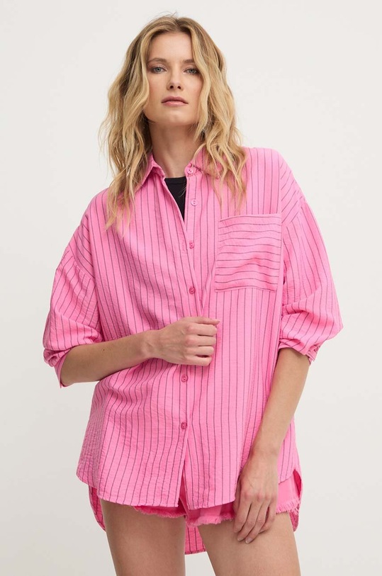 Рубашка Answear.LAB розовый 341669.TWK