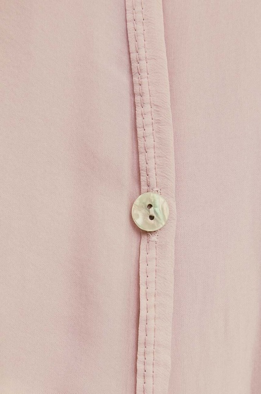 Answear Lab koszula z jedwabiem 3959.fjs różowy