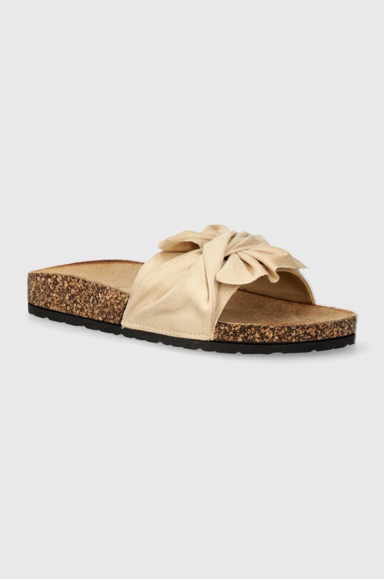 Answear Lab ciabatte slide tessile beige ls052.FKK