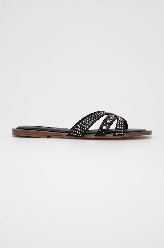 Answear Lab papuci imitatie de piele negru M4466.HKK