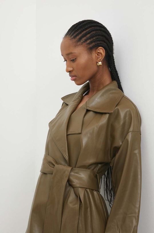 Answear Lab płaszcz 250259.TWK zielony