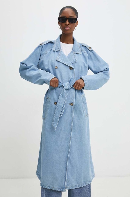 Answear Lab trencz jeansowy niebieski LJK.BRIELLADENIM.gdb