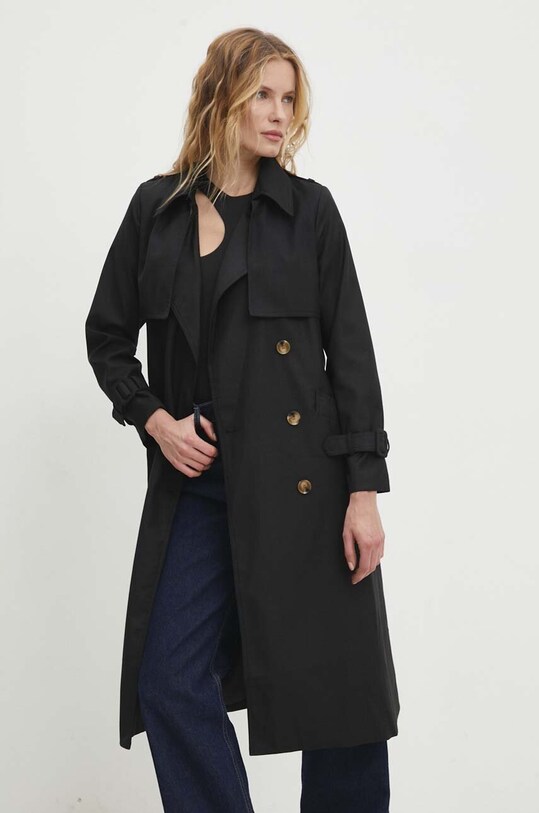 Answear Lab palton negru 5172.FKK