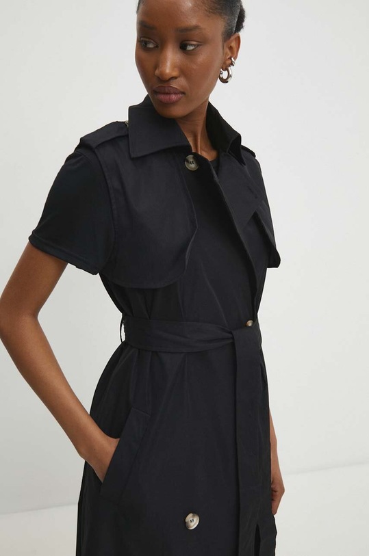 Odzież Answear Lab płaszcz MR20058.HWK czarny