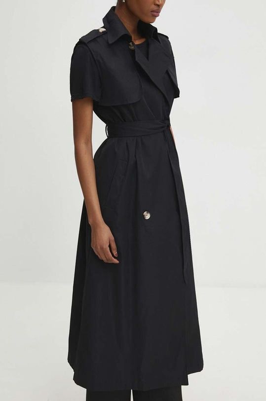 Answear Lab płaszcz MR20058.HWK czarny