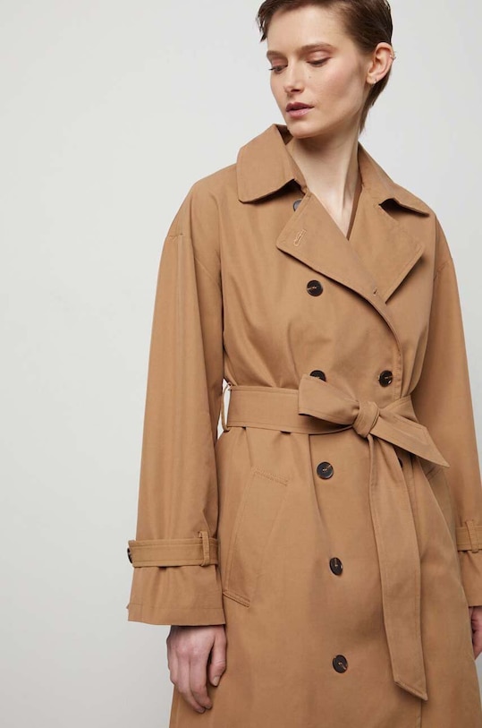 Answear.LAB trencz AK88720.ikk brązowy