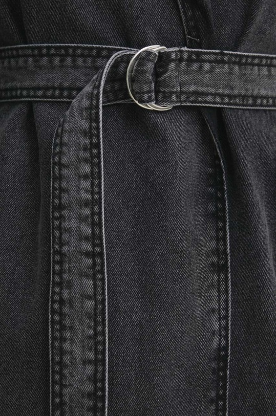 Answear Lab płaszcz jeansowy sng.kpd014.tjs czarny