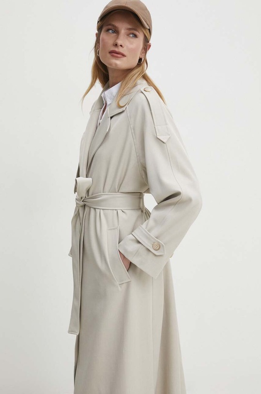 Answear Lab płaszcz beżowy 3482.fh