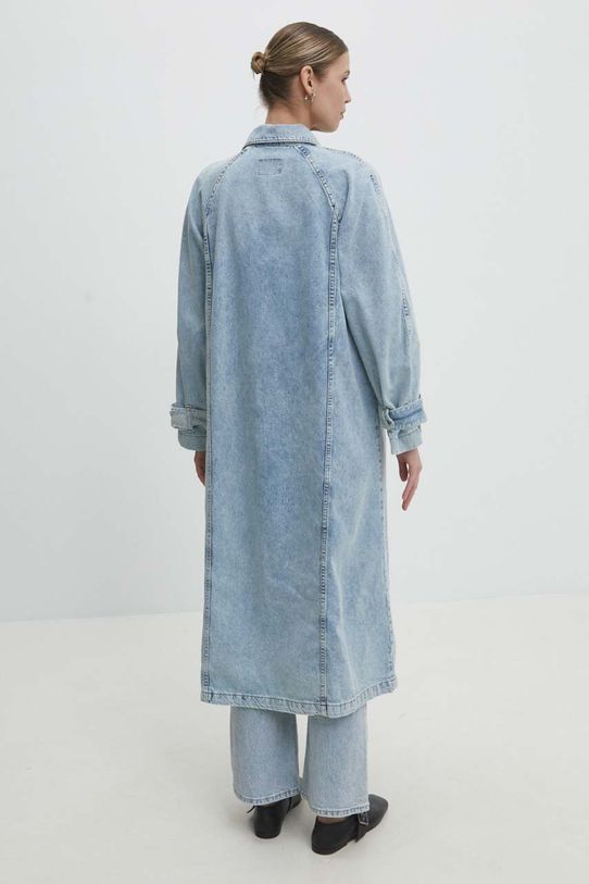 Îmbrăcăminte Answear Lab palton jeans 6200.td albastru