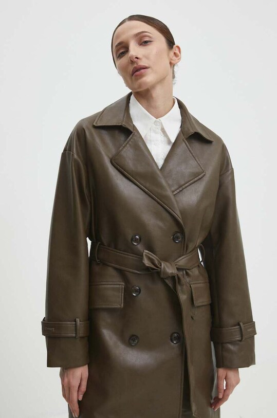 Answear.LAB trencz brązowy AG630.pjs