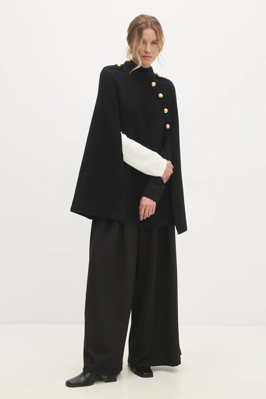 Answear Lab poncho pozostałe czarny 86370.hms