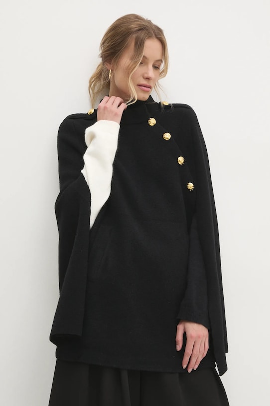 Answear Lab poncho 86370.hms czarny WW24