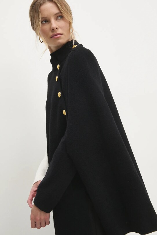 Answear Lab poncho czarny 86370.hms
