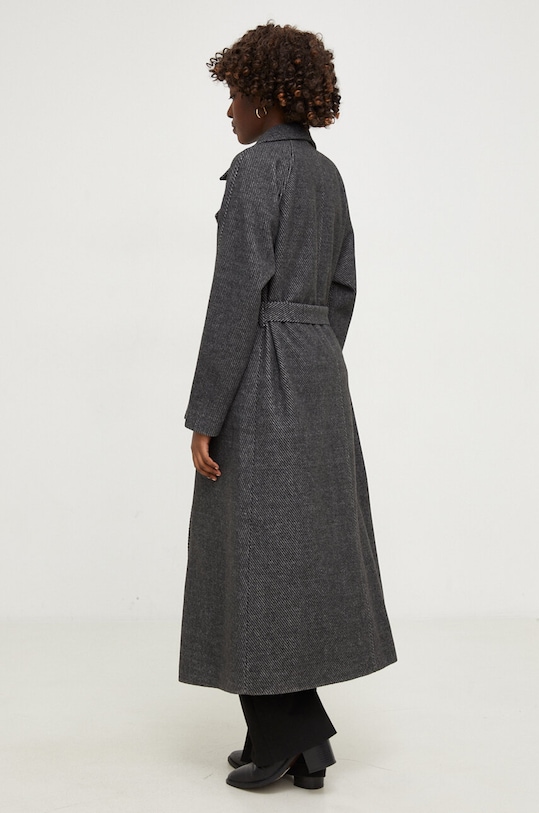 Odzież Answear Lab płaszcz 170340.tdb czarny