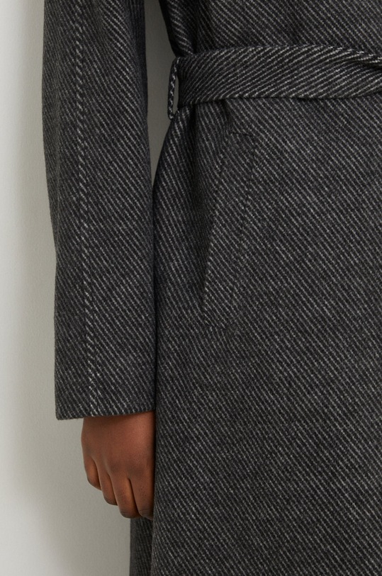 Answear Lab płaszcz 170340.tdb czarny