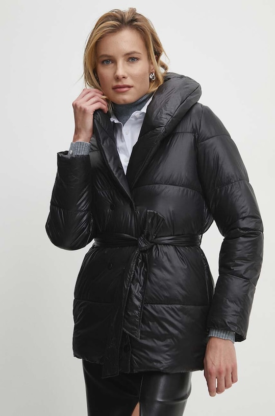 Jakna Answear.LAB s toplom postavom crna 36005.IKK