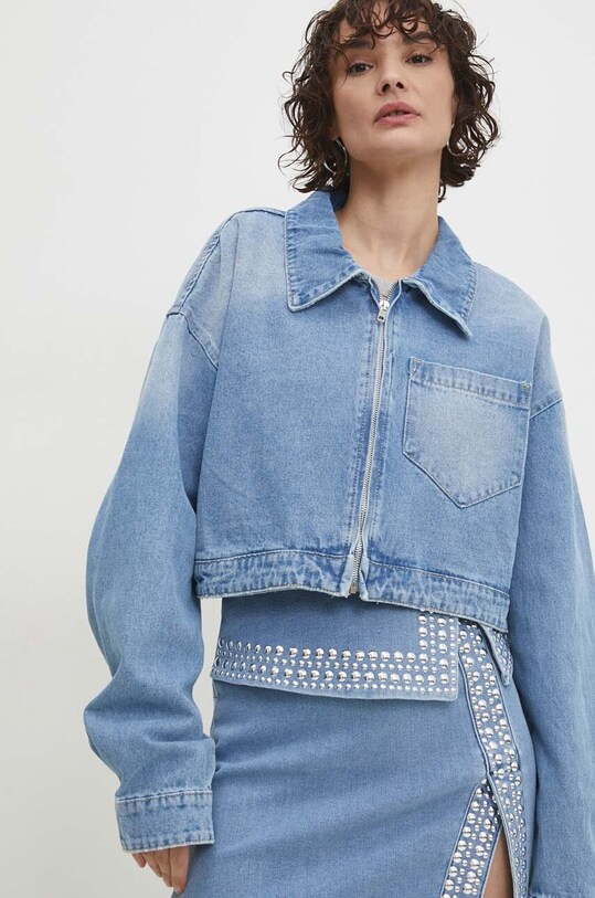Джинсова куртка Answear.LAB блакитний 1516.ijs