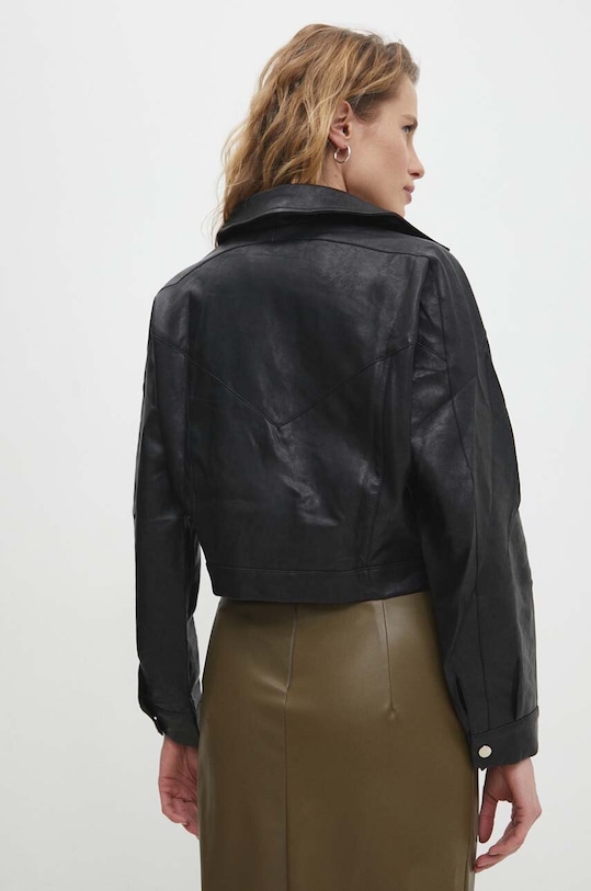 Ρούχα Δερμάτινο μπουφάν Answear.LAB 33038.FKK μαύρο