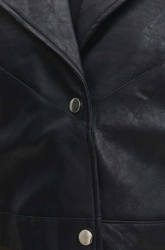 Δερμάτινο μπουφάν Answear.LAB 33038.FKK μαύρο