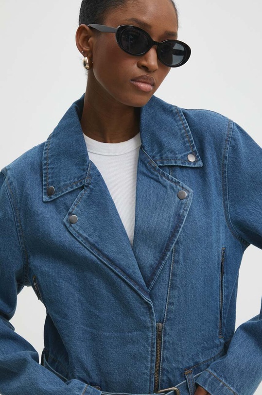 Answear Lab geaca de blugi LJKIVORYDENIM.GWK albastru
