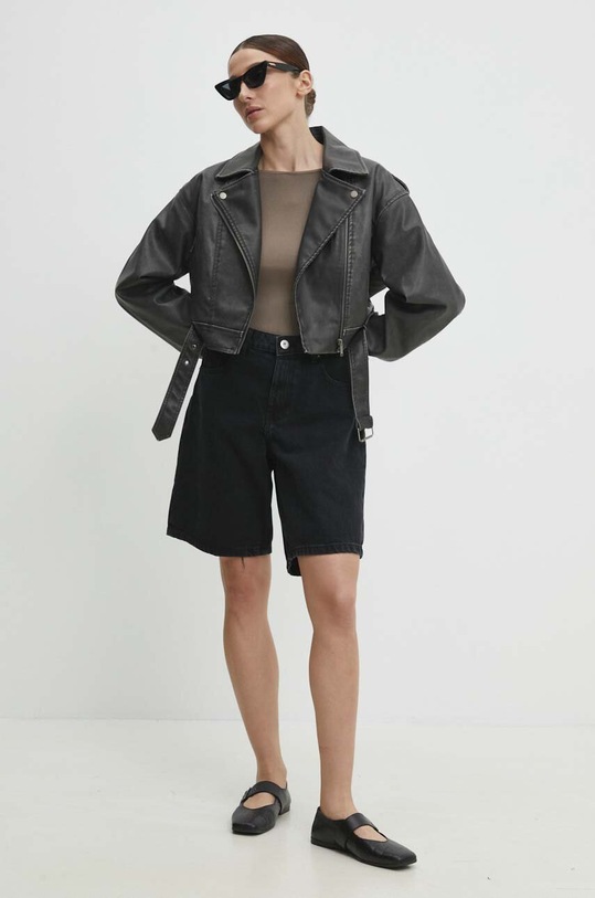 Answear Lab geaca ramones LJK.VIC.GWK negru WW24