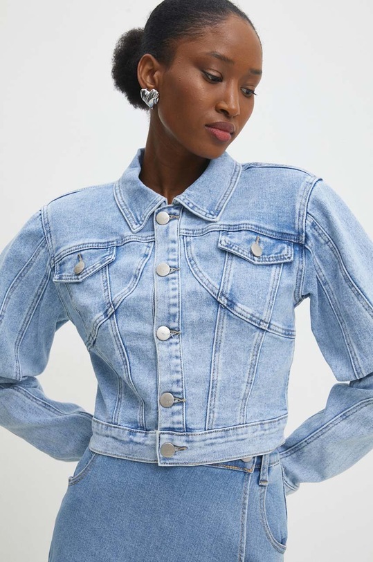 Answear Lab kurtka jeansowa niebieski RD2205.FWK
