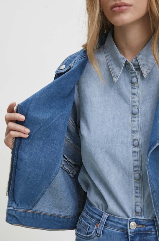 Answear Lab kurtka jeansowa cv879.fw