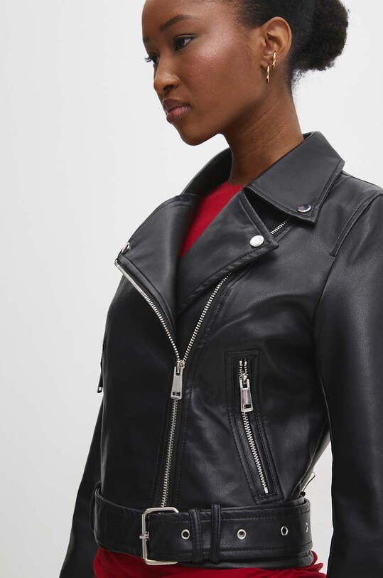 Answear Lab geaca ramones negru P63212.HWK