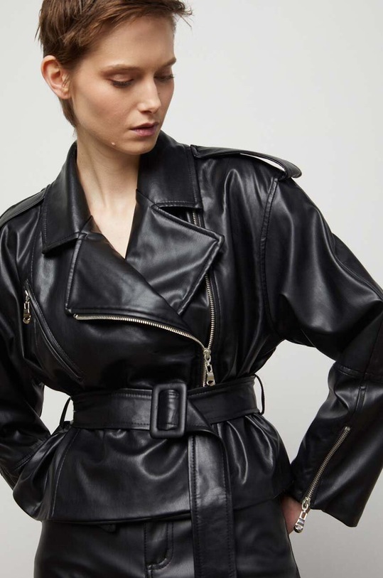 Bunda Answear.LAB nezateplené černá 160539.tjs