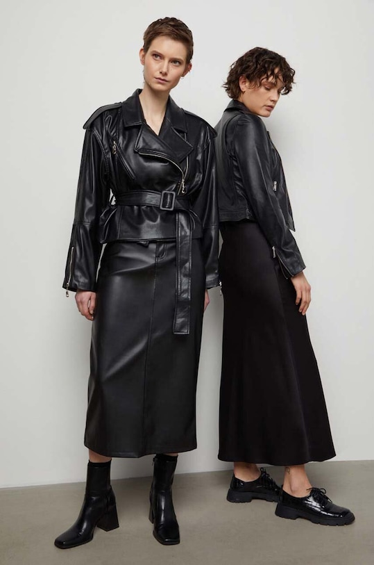 Bunda Answear.LAB 160539.tjs černá WW24