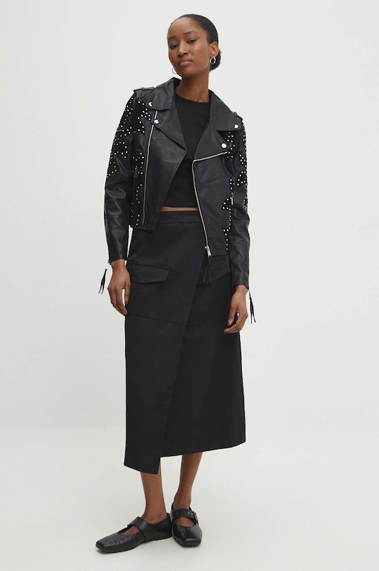 Answear.LAB ramoneska D20218.HWK czarny WW24