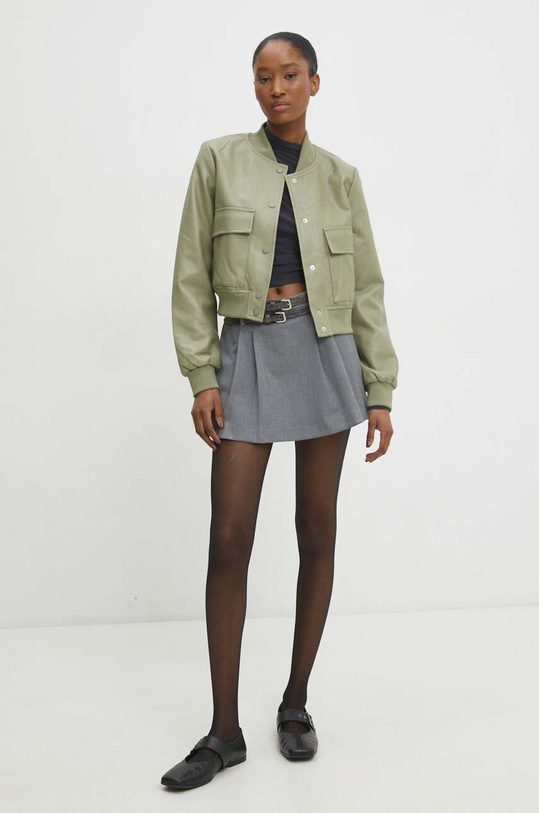 Answear Lab kurtka bomber 202185.HWK zielony WW24