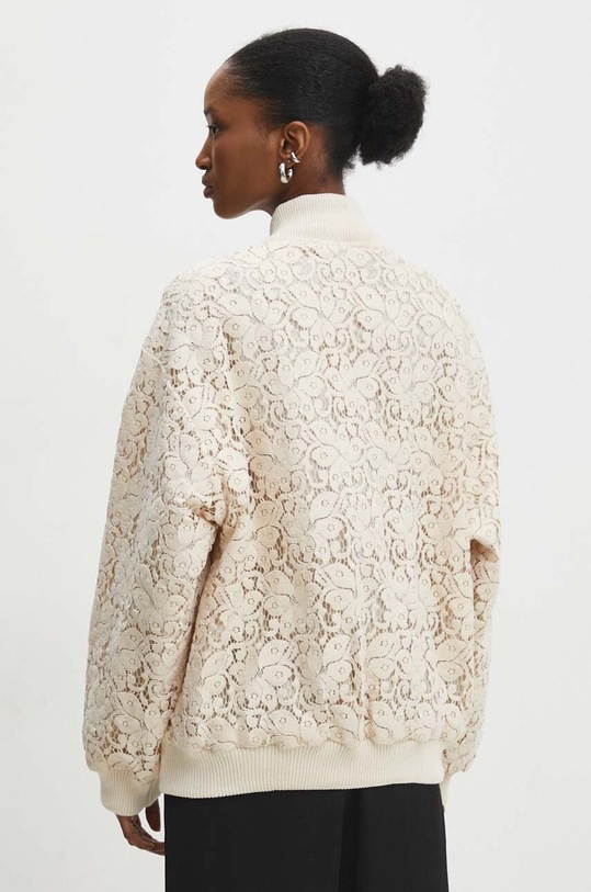 Odzież Answear Lab kurtka bomber f000728.IWK beżowy