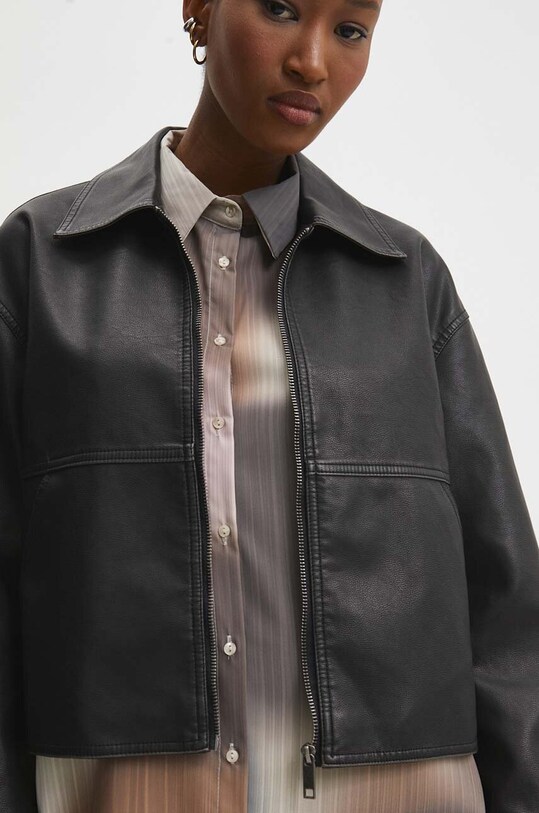 Answear Lab geaca cu captuseala negru 3461.fh