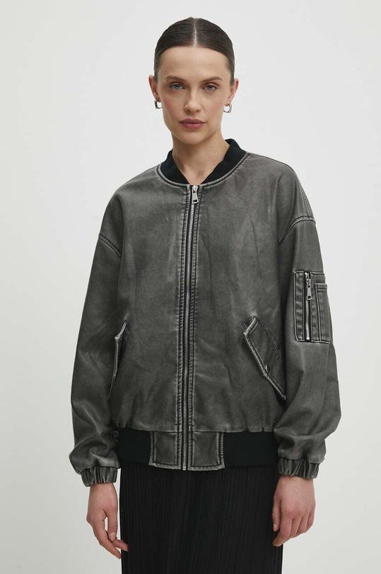 Answear Lab kurtka bomber szary cv2151.1.fh