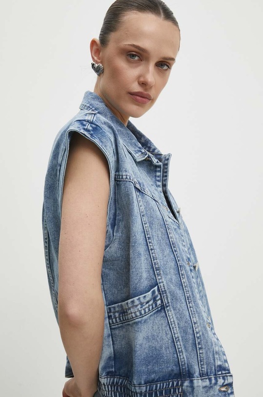 Γιλέκο τζιν Answear.LAB μπλε Z446.IKK