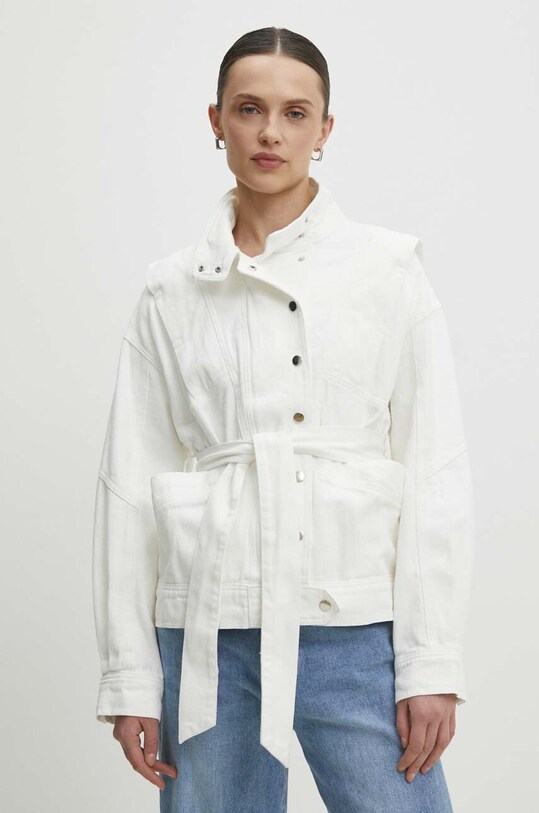 Джинсовая куртка Answear.LAB джинс бежевый ZH843.IKK