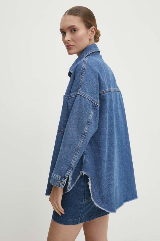 Одяг Джинсова куртка Answear Lab 6251.td блакитний