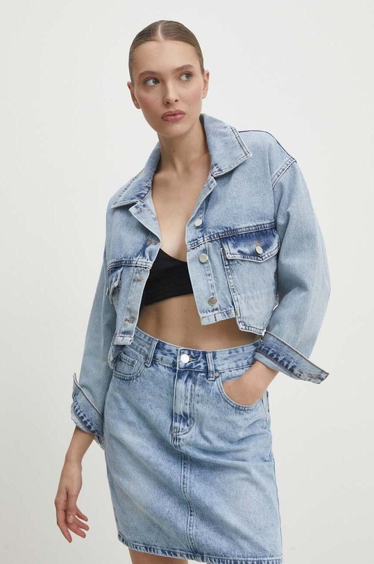 Джинсова куртка Answear Lab джинс блакитний 6252.td